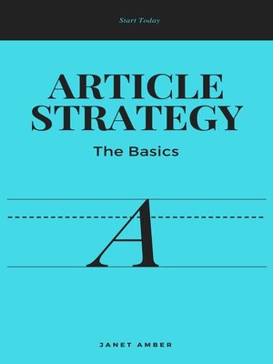 cover image of Article Strategy; the Basics